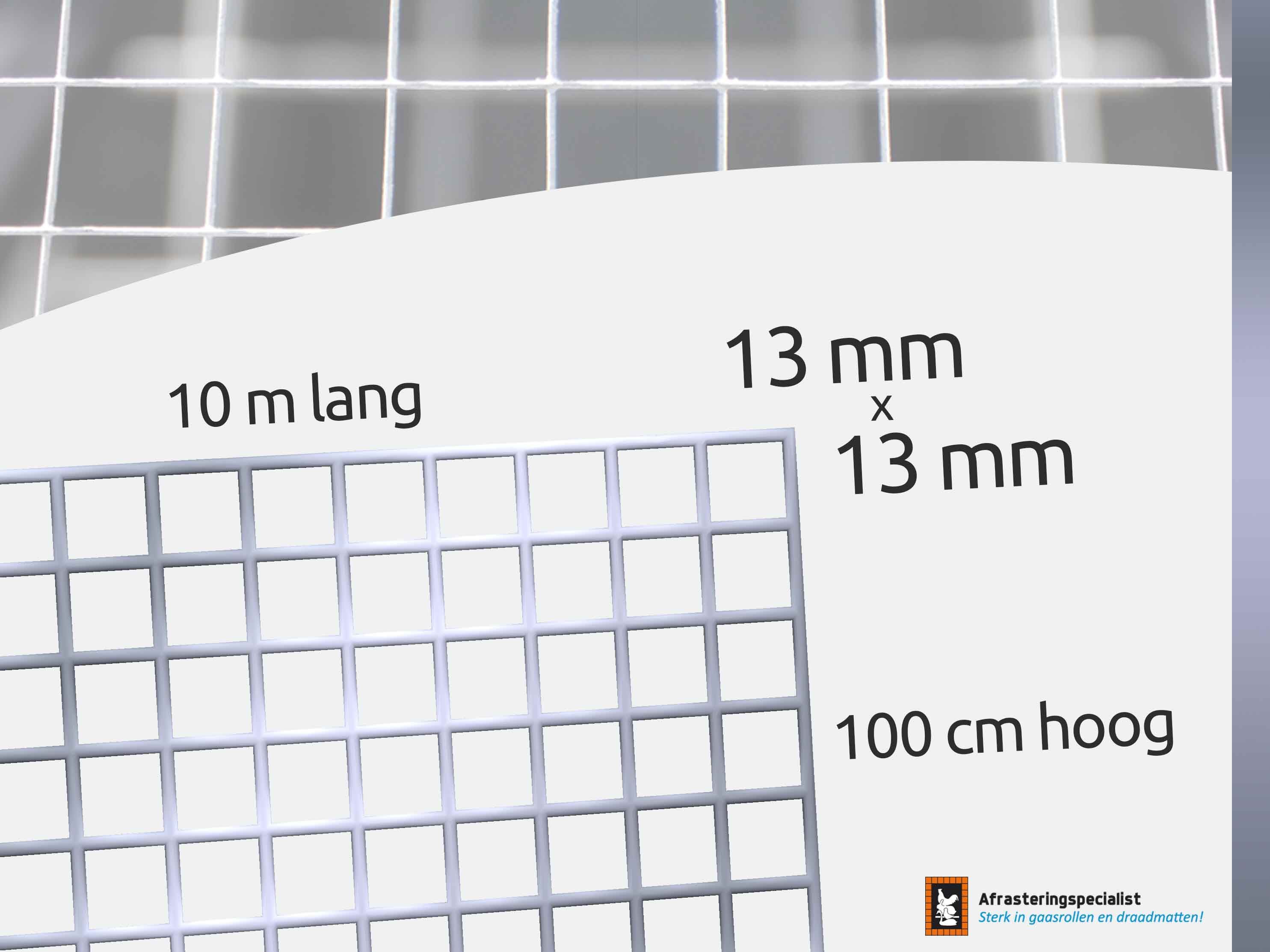 Volièregaas verzinkt