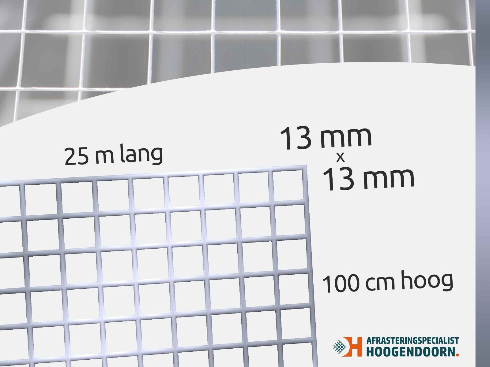 Volièregaas verzinkt